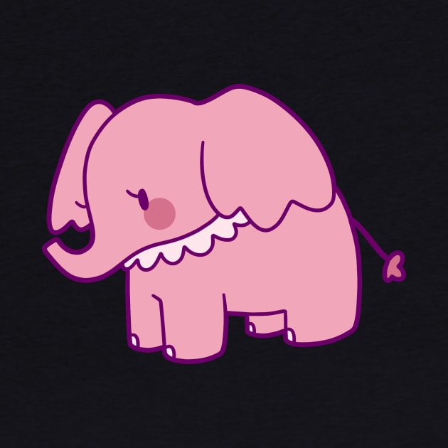 Pretty Pink Elephant by saradaboru